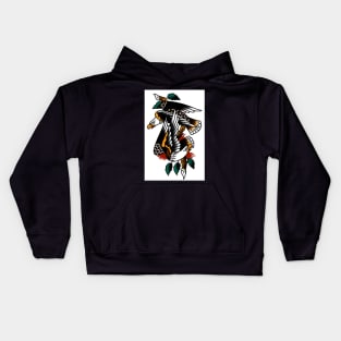 Perched Eagles Kids Hoodie